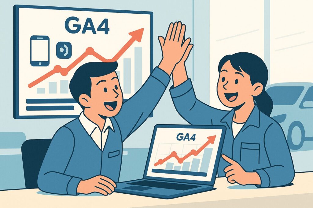 GA4の分析で業績改善