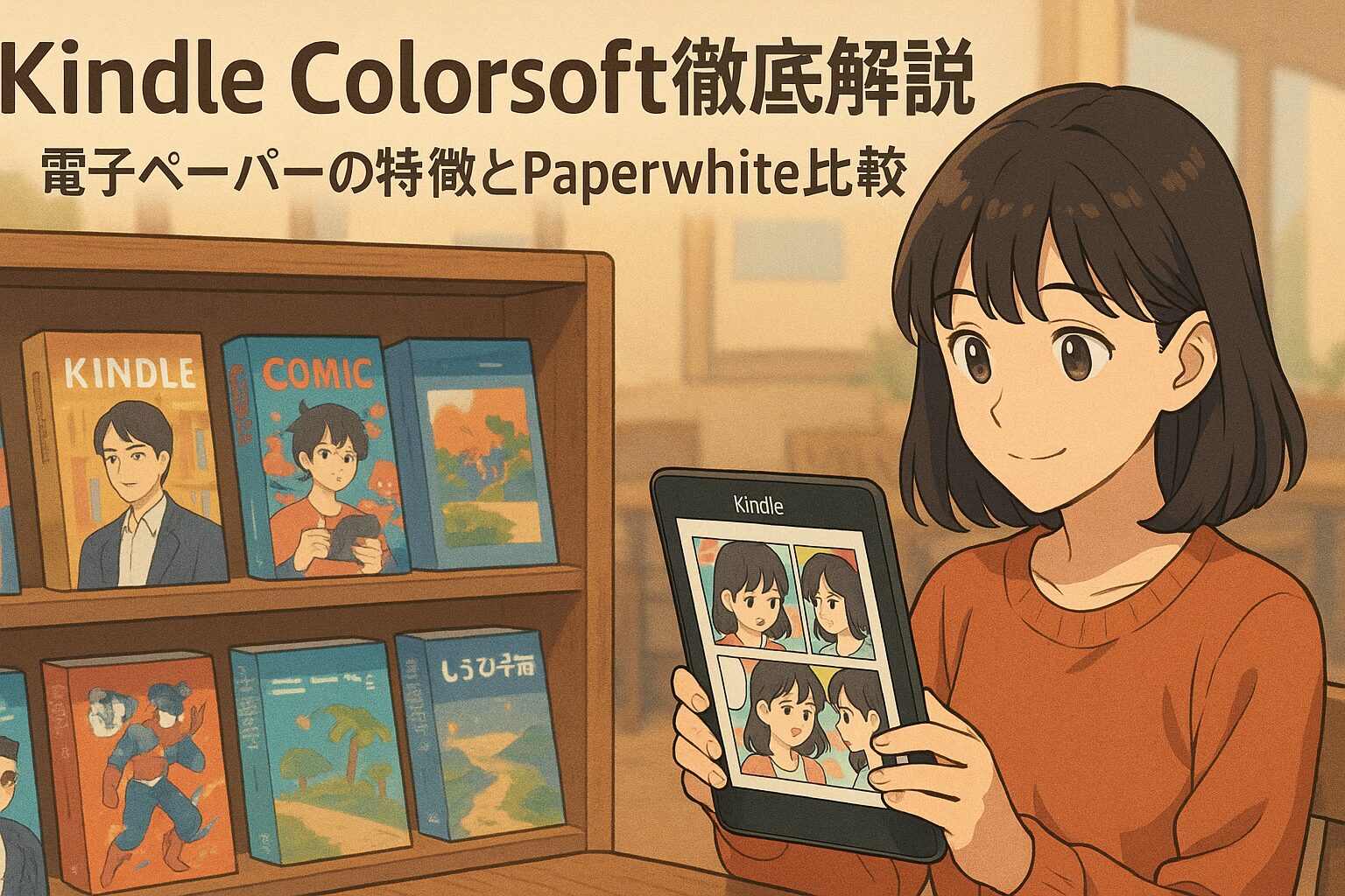 Kindle Colorsoft徹底解説｜電子ペーパーの特徴とPaperwhite比較