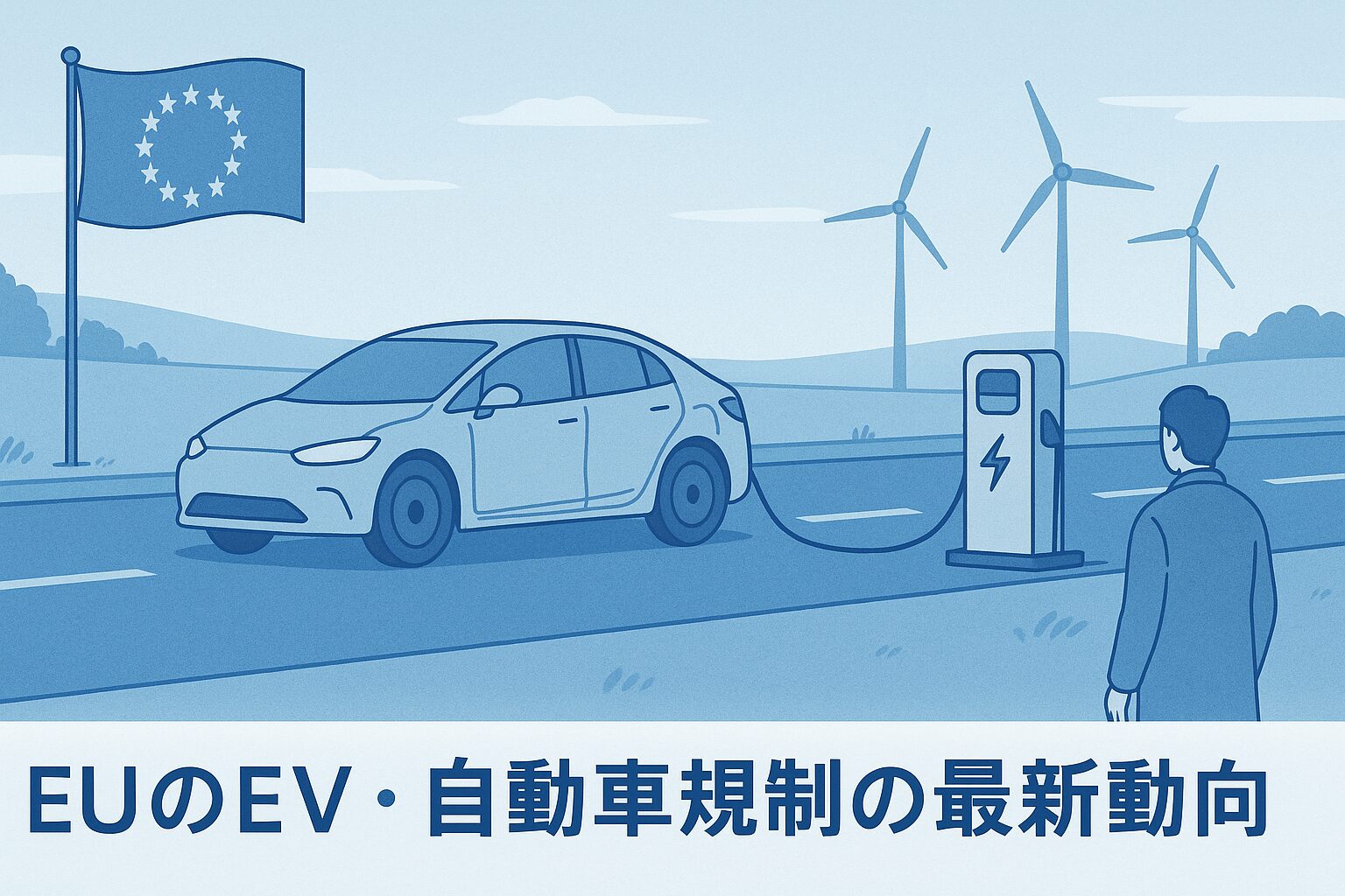 EUのEV・自動車規制の最新動向|Euro7・2035年ゼロエミ・充電網・電池規則を総まとめ