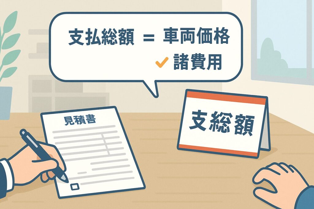 支払総額=車両価格+諸経費