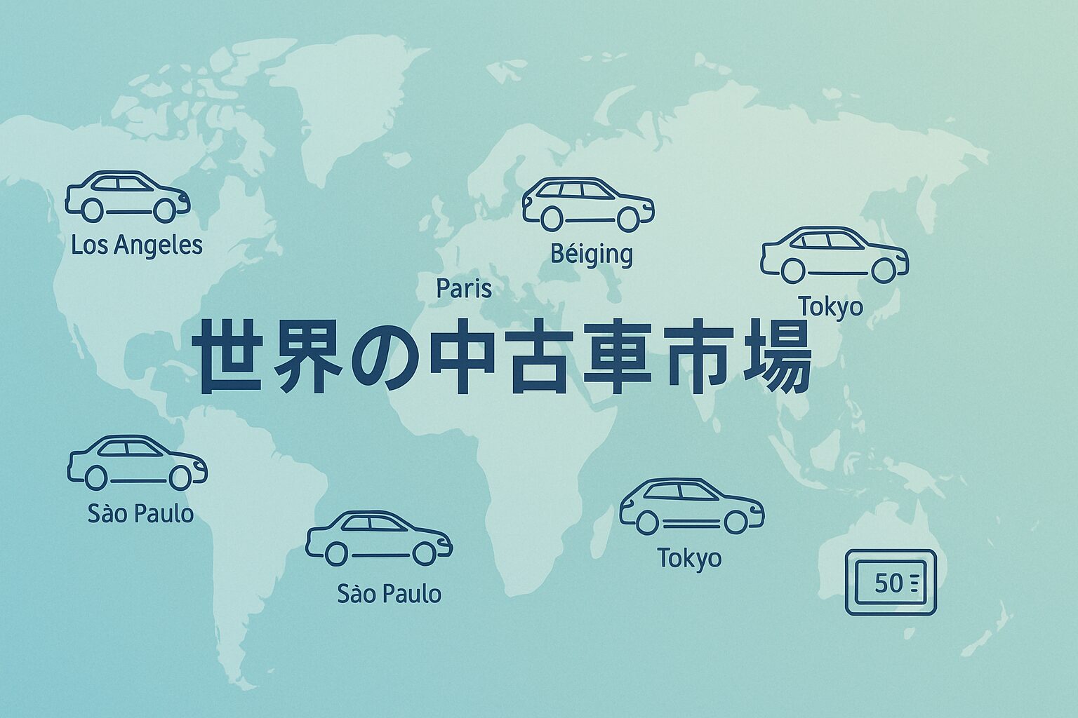 世界の中古車市場｜2025年の最新トレンドと勝ち筋